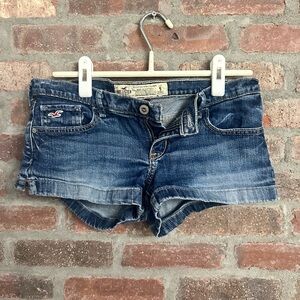 Hollister Women's Blue Denim Shorts
